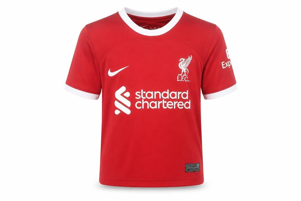 Nike Boys Red Liverpool LFC Football Jersey 16 Years Short Sleeve T-Shirt