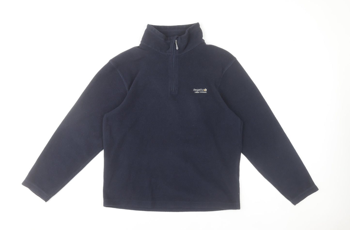 Regatta Men’s Blue Fleece 1/4 Zip Pullover Sweatshirt Size S