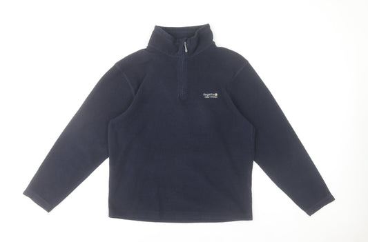 Regatta Men’s Blue Fleece 1/4 Zip Pullover Sweatshirt Size S