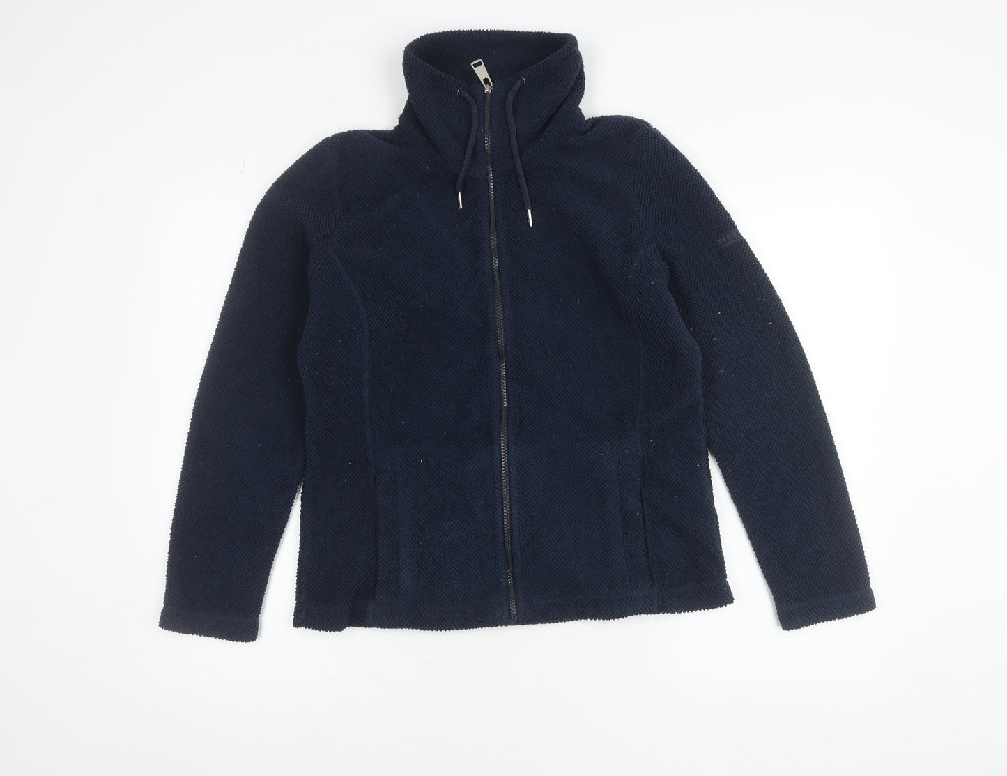 Regatta Womens Blue Fleece Full Zip Jacket UK 12 Outdoor Warm Layer