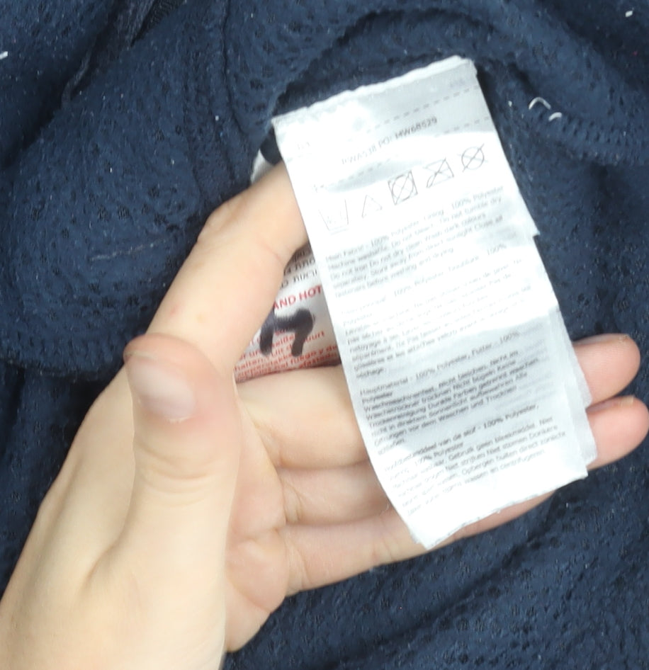 Regatta Womens Blue Fleece Full Zip Jacket UK 12 Outdoor Warm Layer