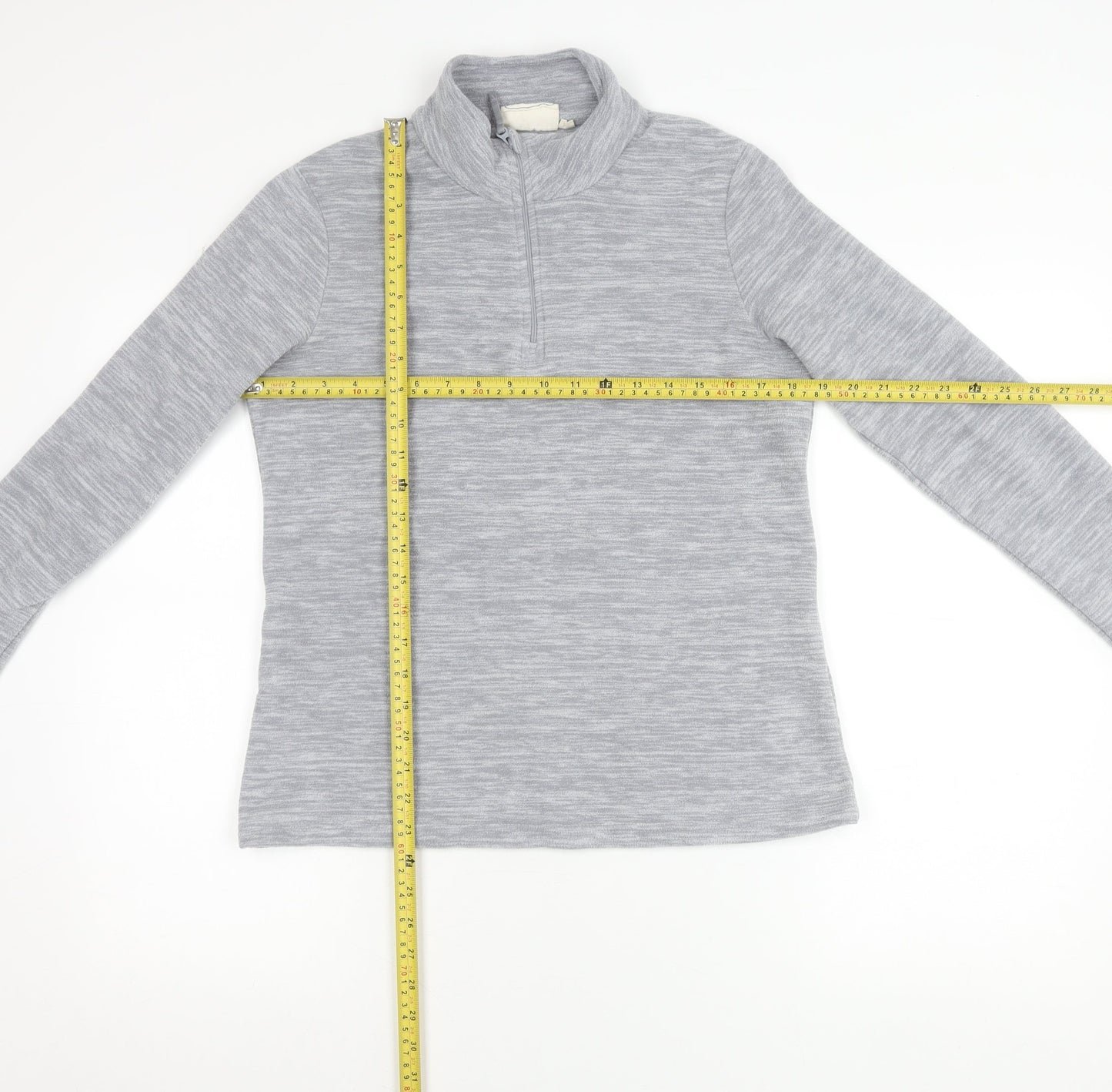 Mountain Warehouse Women’s Grey 1/2 Zip Fleece Sweatshirt UK 10