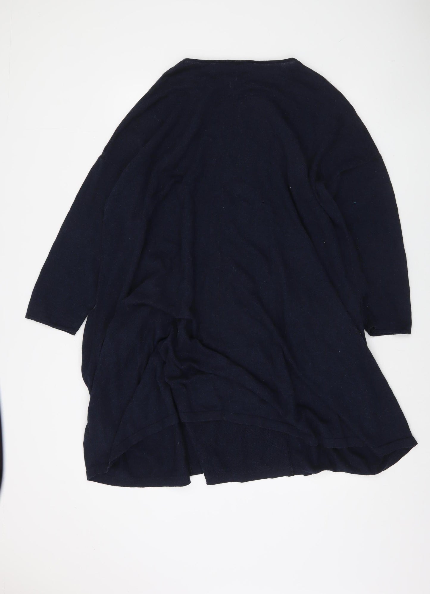 Seasalt Women Blue Size 22 Knit Shift Dress 3/4 Sleeve
