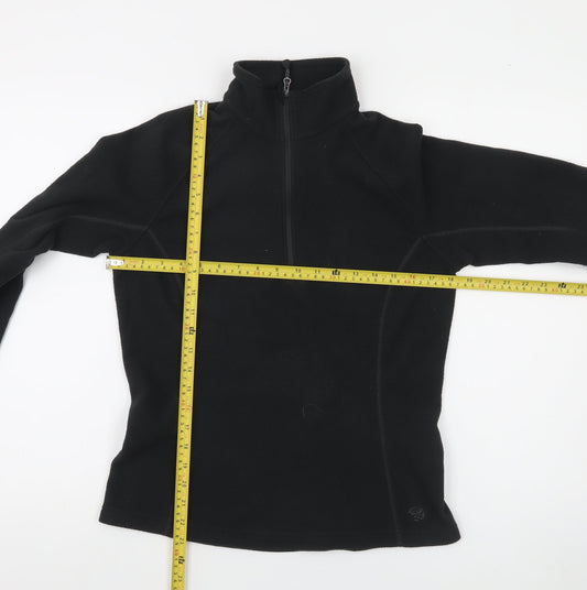 Mountain Hardwear Women's Black Fleece 1/2 Zip Pullover Sweatshirt M