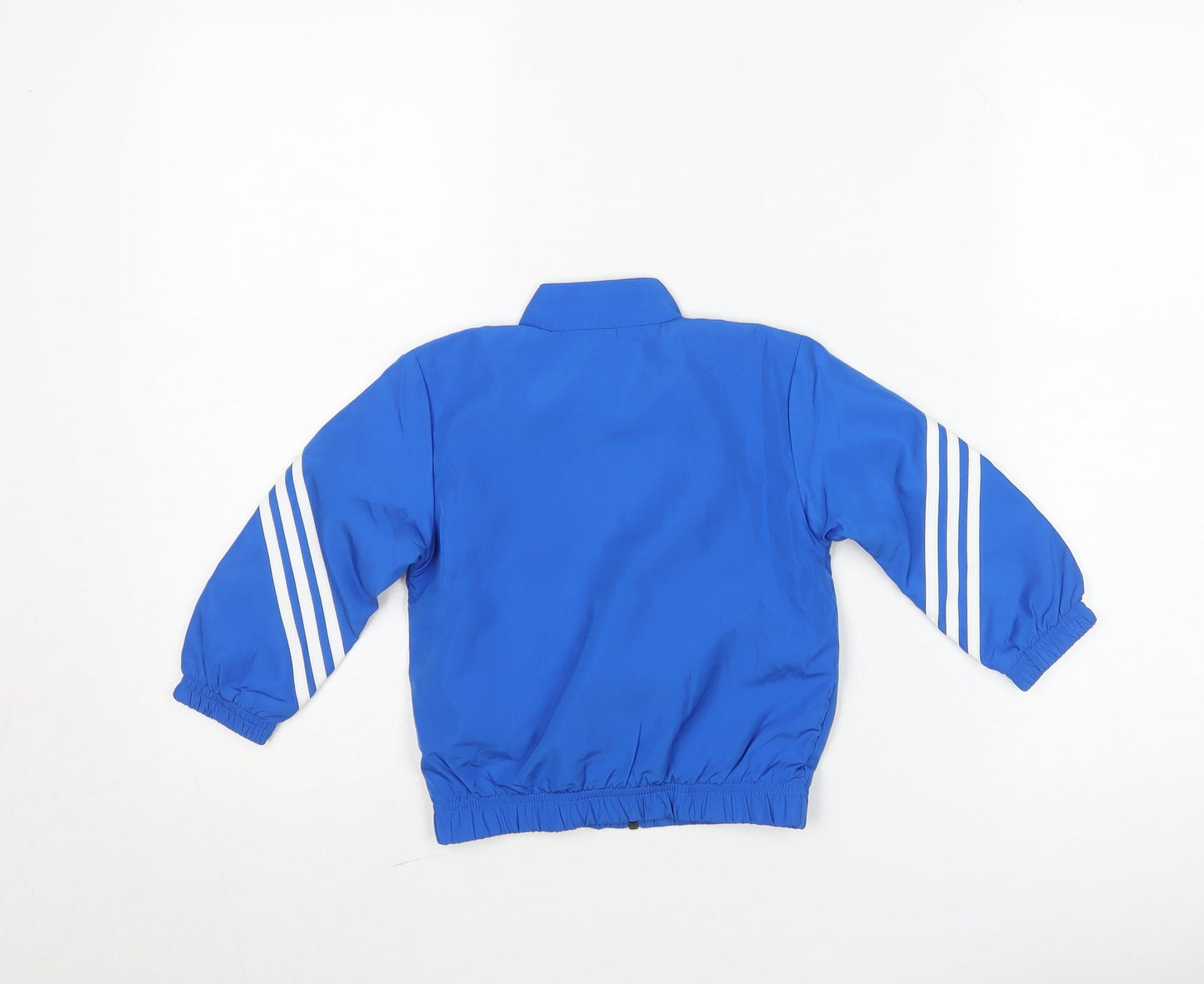 Adidas Boys Blue Track Jacket 12-18 Months Full Zip Sportswear