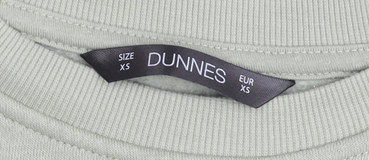 Additional view of Dunnes Women’s Sage Green XS Pullover Sweatshirt The Hamptons Print