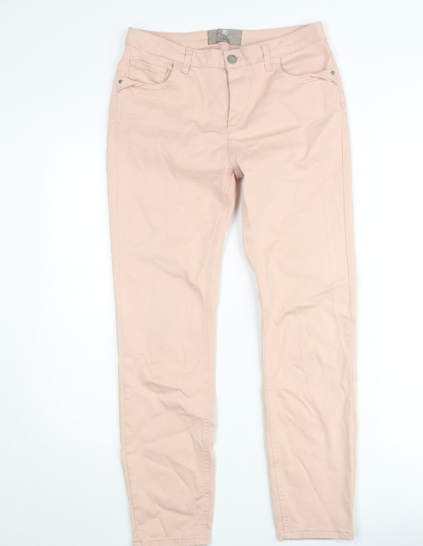 Paul Costelloe Women’s Pink Skinny Jeans Size 12 Stretch Cotton