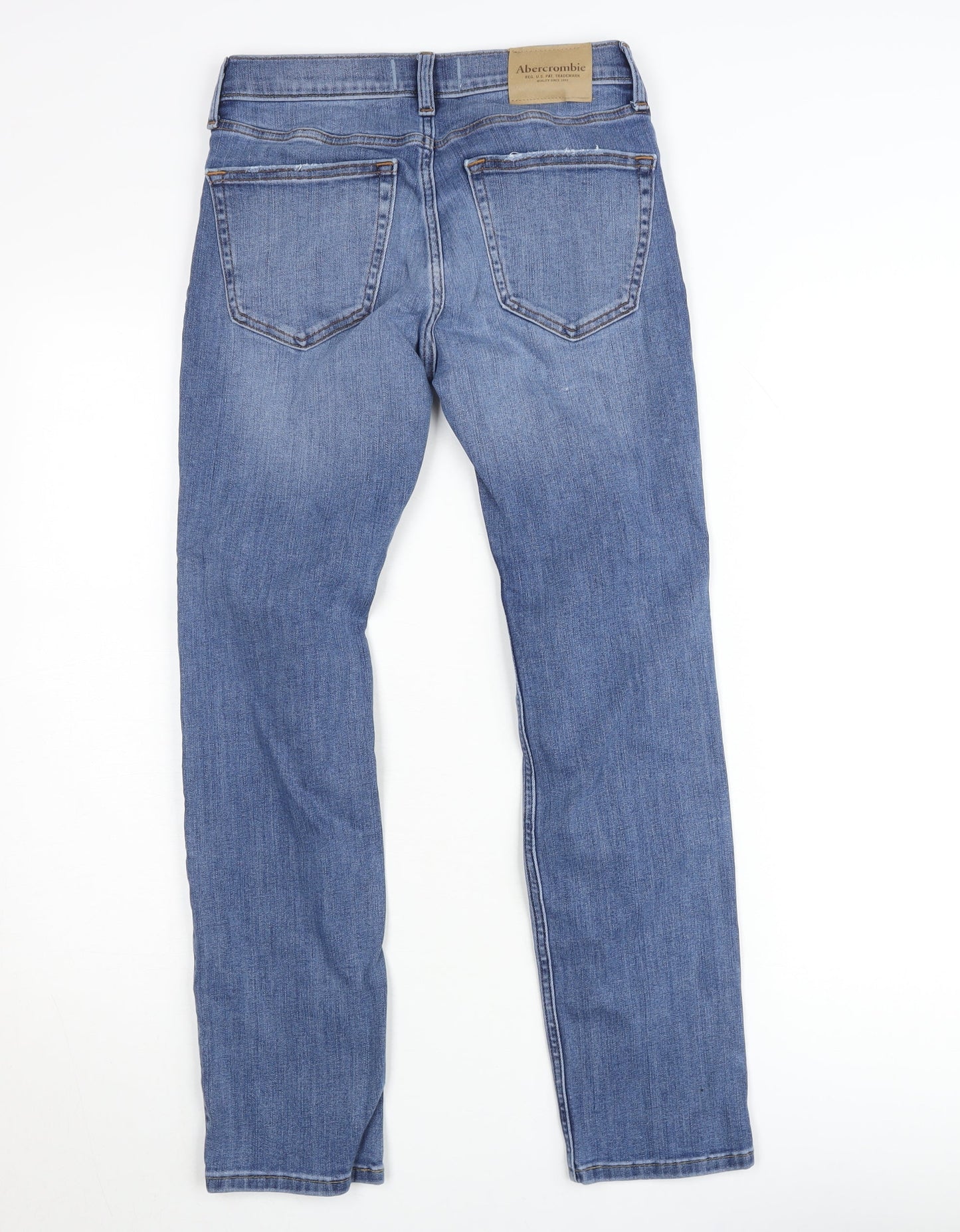 Abercrombie Kids Girls Blue Skinny Jeans 13-14 Years Regular Fit Denim