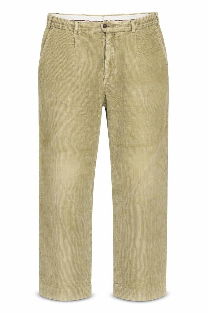Cedarwood State Men's Beige Corduroy Chino Trousers 38W 33L