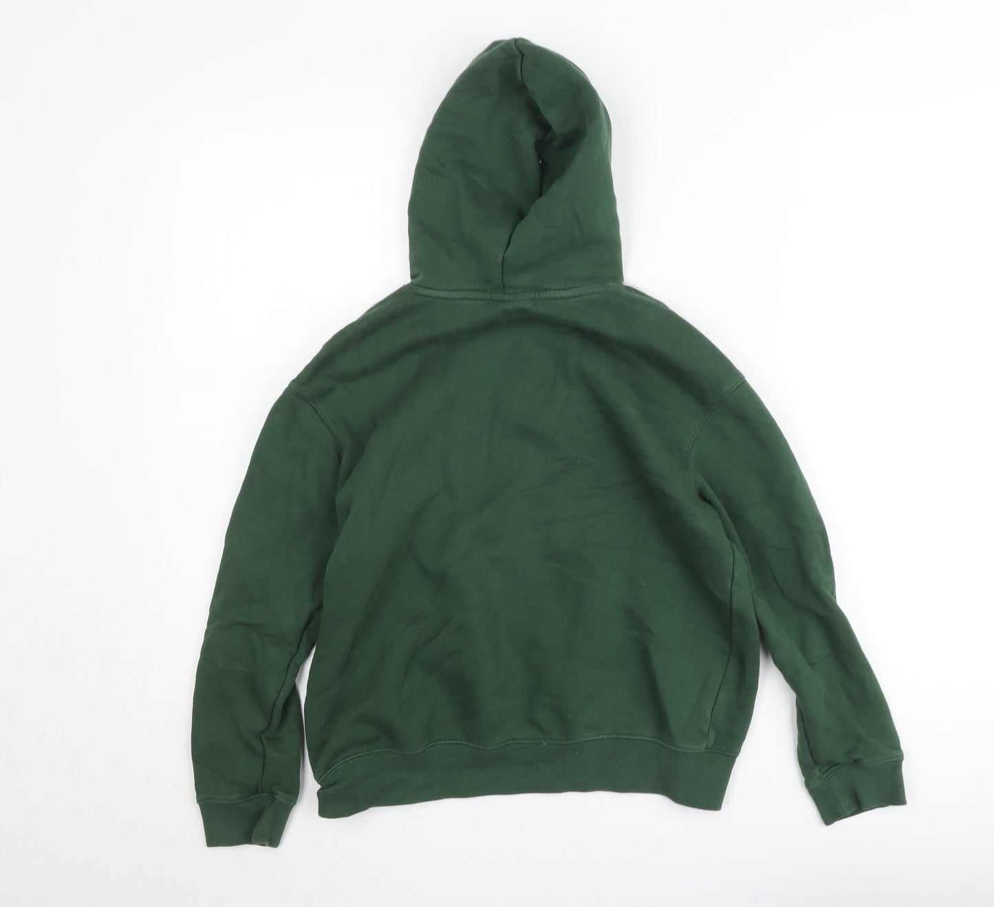 Nike Boys Green Pullover Hoodie Sweatshirt L 13-14Y Fleece Logo