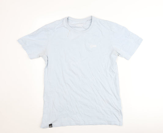 Diesel Men's Blue Cotton Crew Neck Short Sleeve T-Shirt Size L