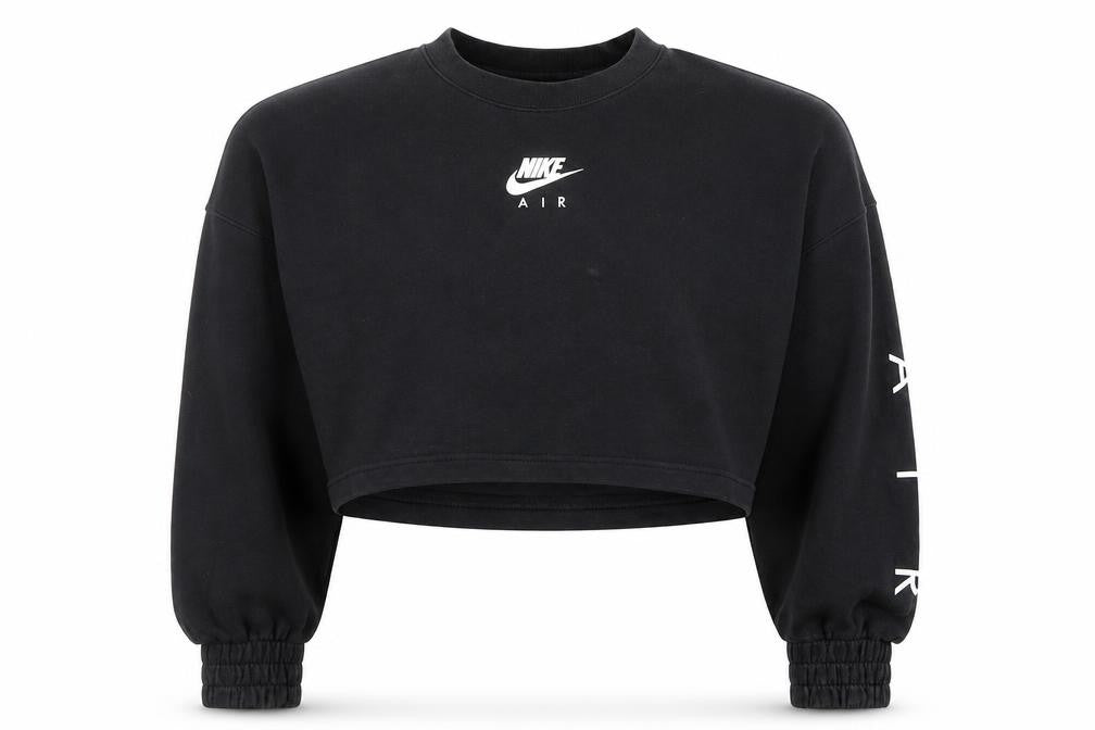 Womens UK M Relaxed Nike Black Pullover Sweatshirt