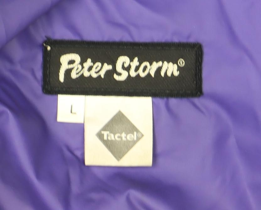 Peter Storm Womens Purple Waterproof Rain Coat Jacket L