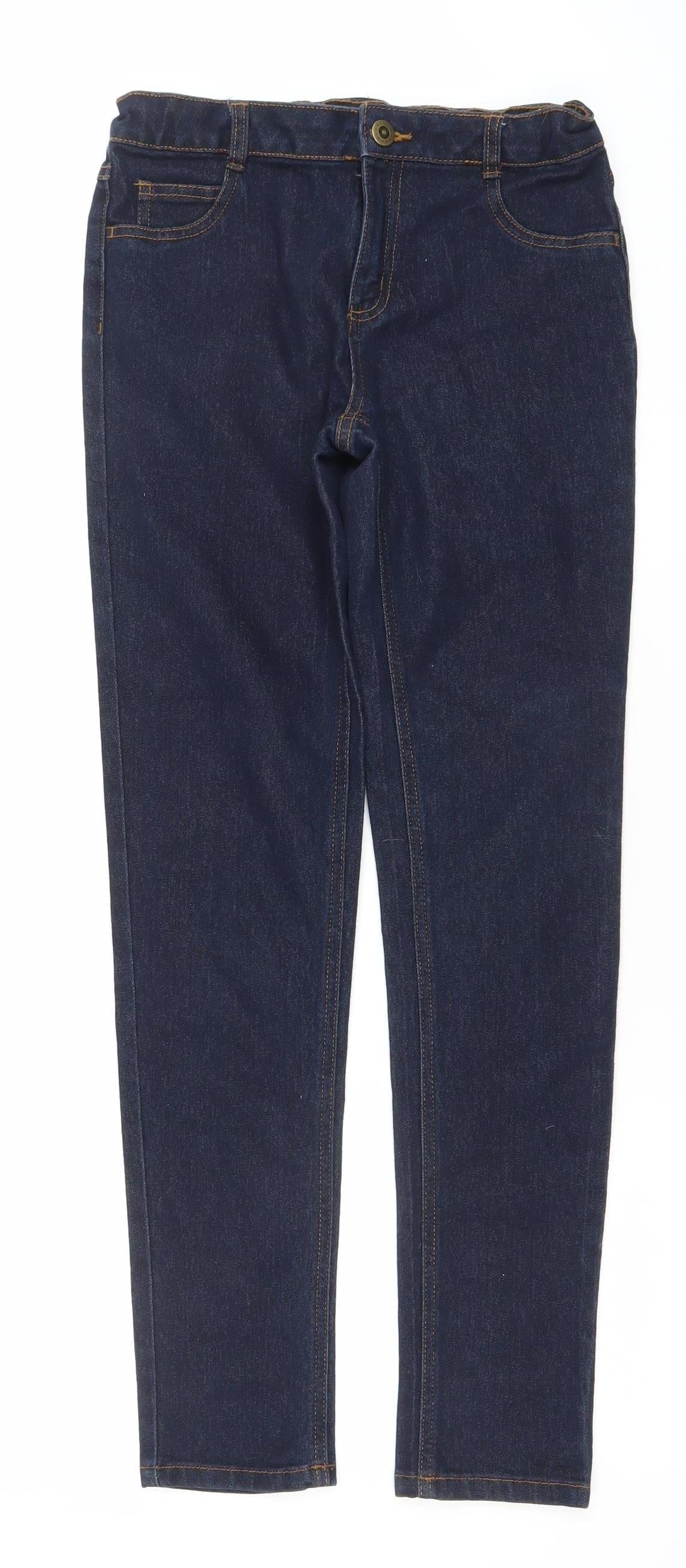 Essentials Girls Blue Jegging Jeans Age 14 Years Stretch Denim