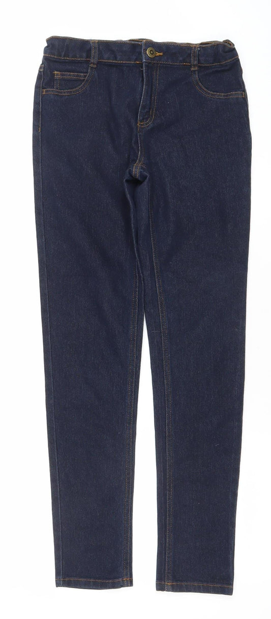 Essentials Girls Blue Jegging Jeans Age 14 Years Stretch Denim