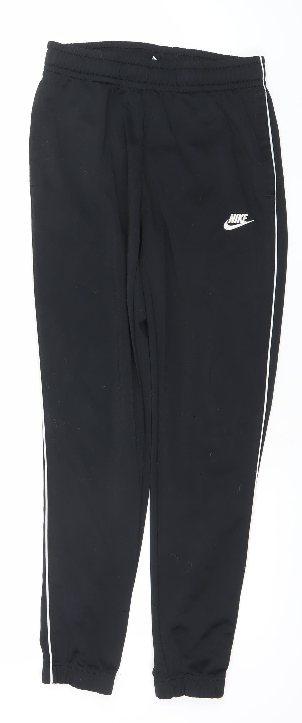 Nike Men's Black Small Polyester Jogger Track Pants Activewear