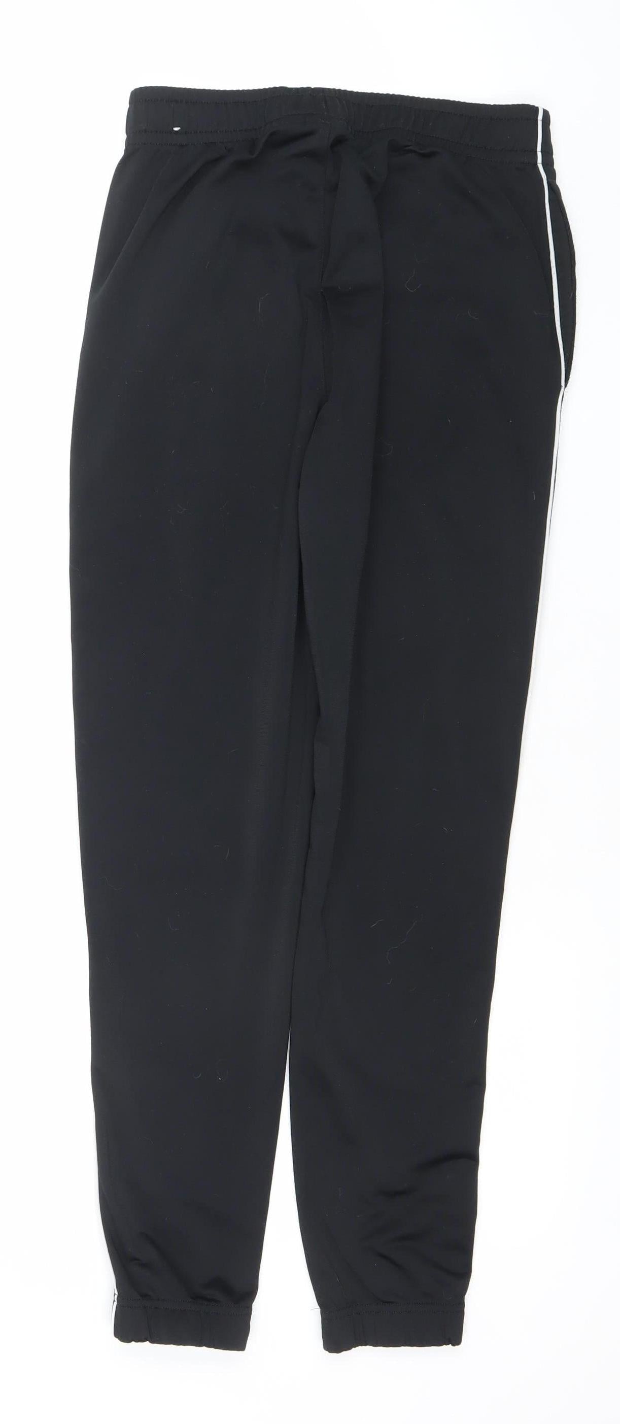 Nike Men's Black Small Polyester Jogger Track Pants Activewear