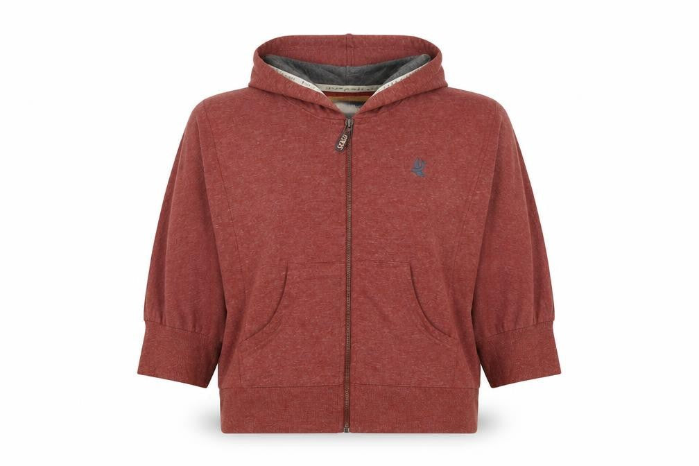 SoulCal & Co Womens Red Full Zip Hoodie Size 16 Cotton Blend