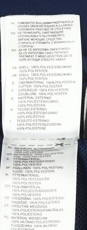 Adidas Men Blue L Jogger Trousers with Red Stripes