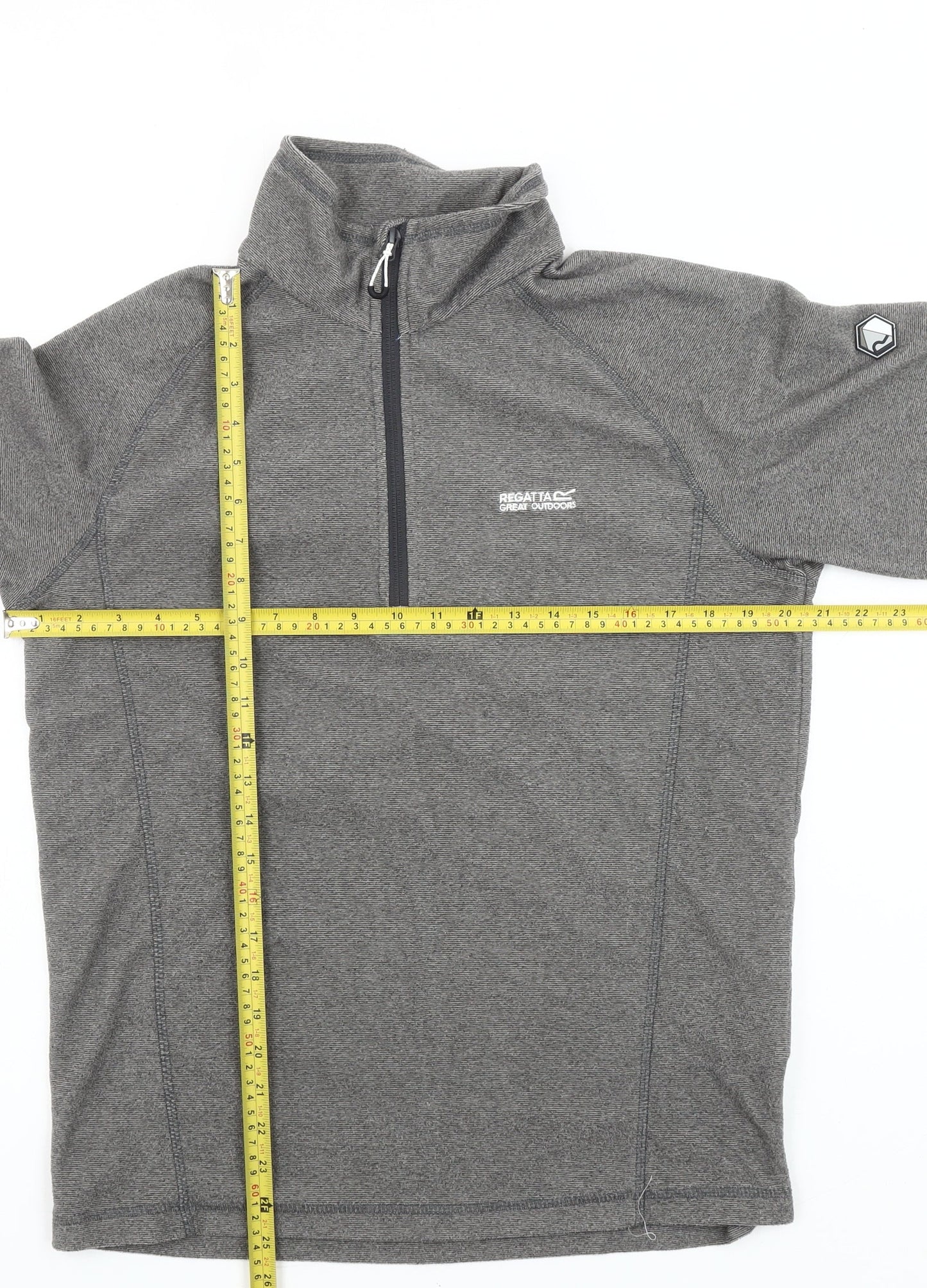 Regatta Mens Grey 1/4 Zip Pullover Sweatshirt M Regular Fit Outdoor