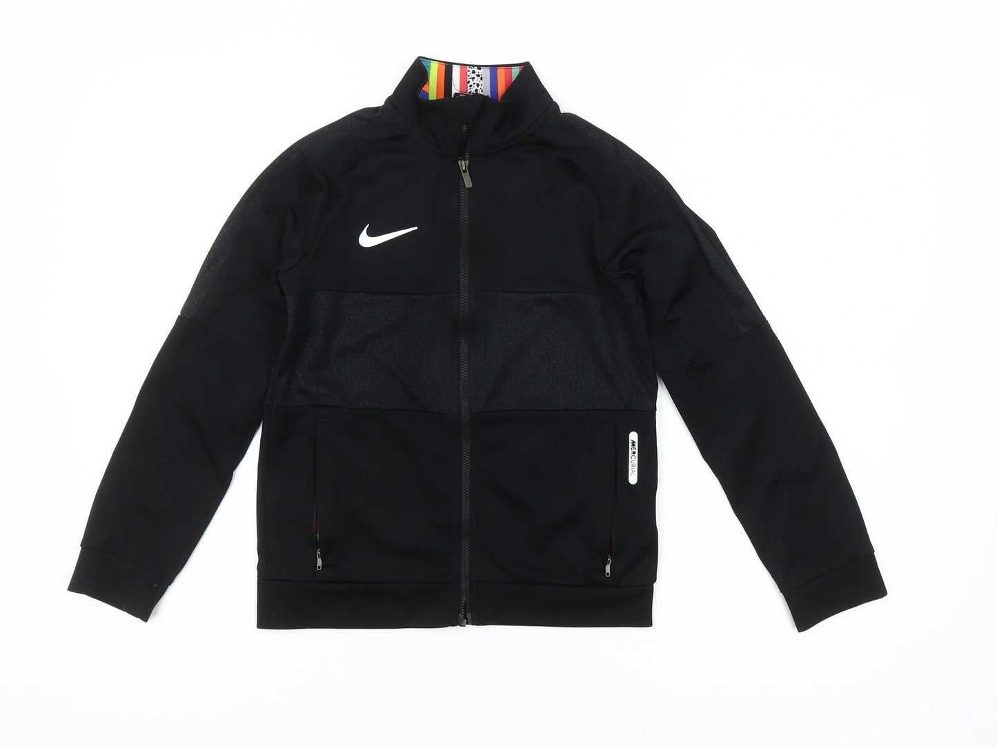 Nike Boys Black Dri-FIT Full Zip Sweatshirt 8-10 Years