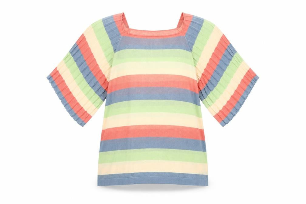 Gallery Women’s Multicoloured Striped Tunic Blouse Size S