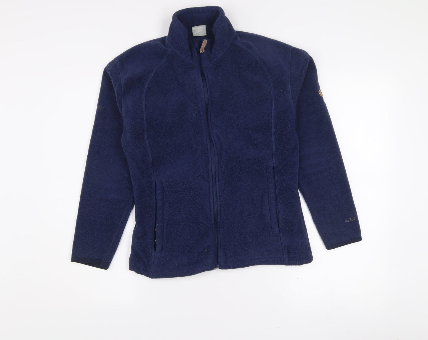 Trespass Women's Blue Fleece Jacket Size 12 Full Zip Outdoor Coat