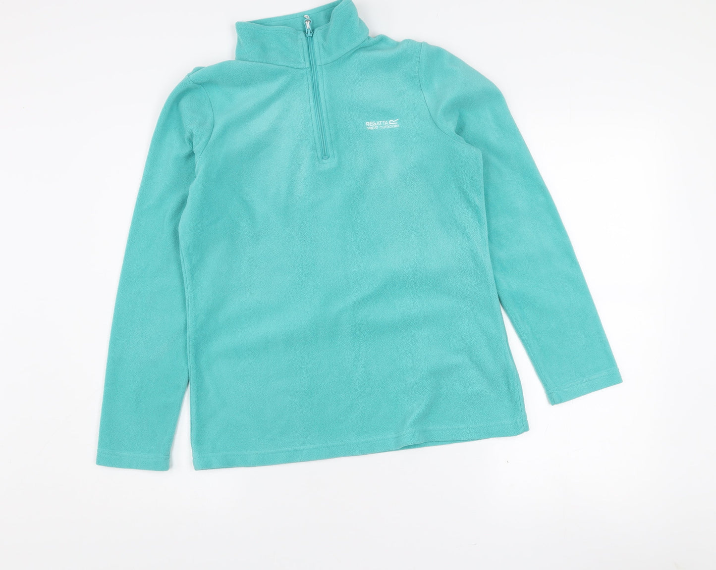 Womens UK 10 Regular Regatta Blue Pullover Sweatshirt