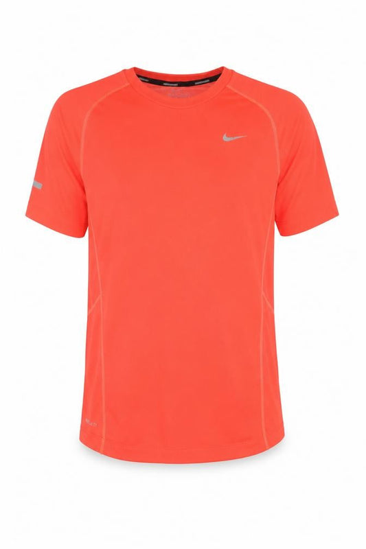 Nike Men's Orange Dri-Fit Running T-Shirt Size S