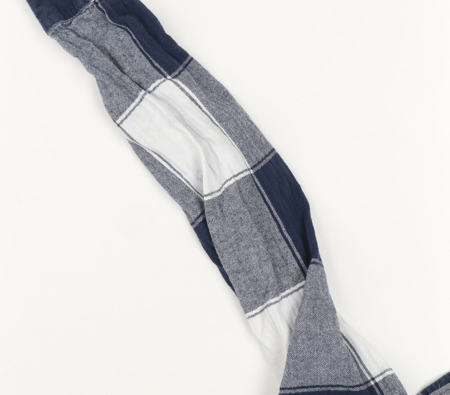 Jack & Jones Men's Blue Checked Long Sleeve Cotton Shirt Size S