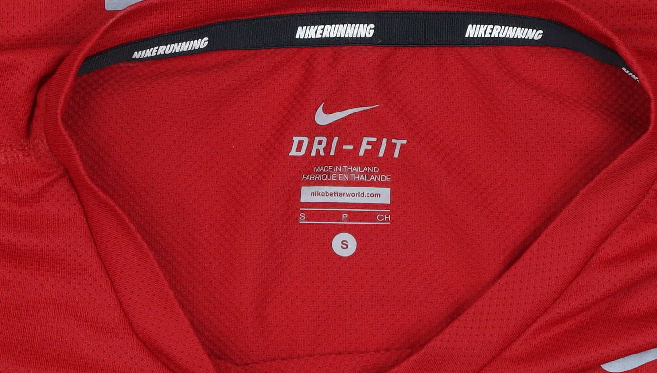 Nike Men's Red Dri-Fit Running Sleeveless Tank Top Size S