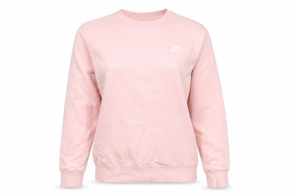 Womens UK S Regular Nike Pink Pullover Sweatshirt