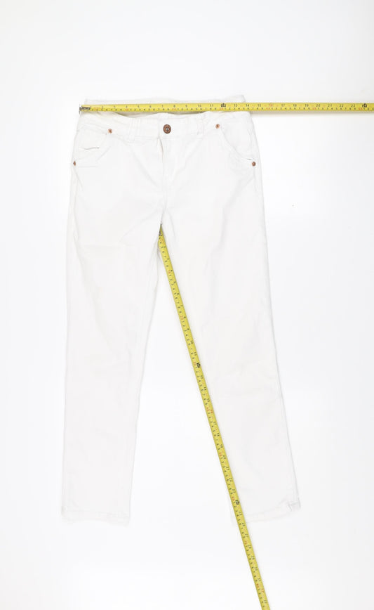Denim Co Women’s White Mid Rise Skinny Jeans Size 10