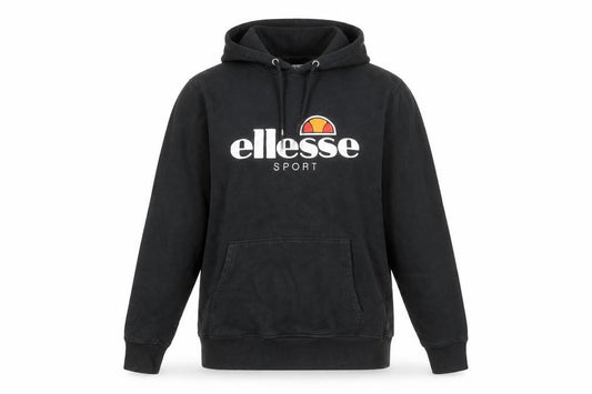 Womens UK 14 Regular ellesse Black Pullover Hoodie