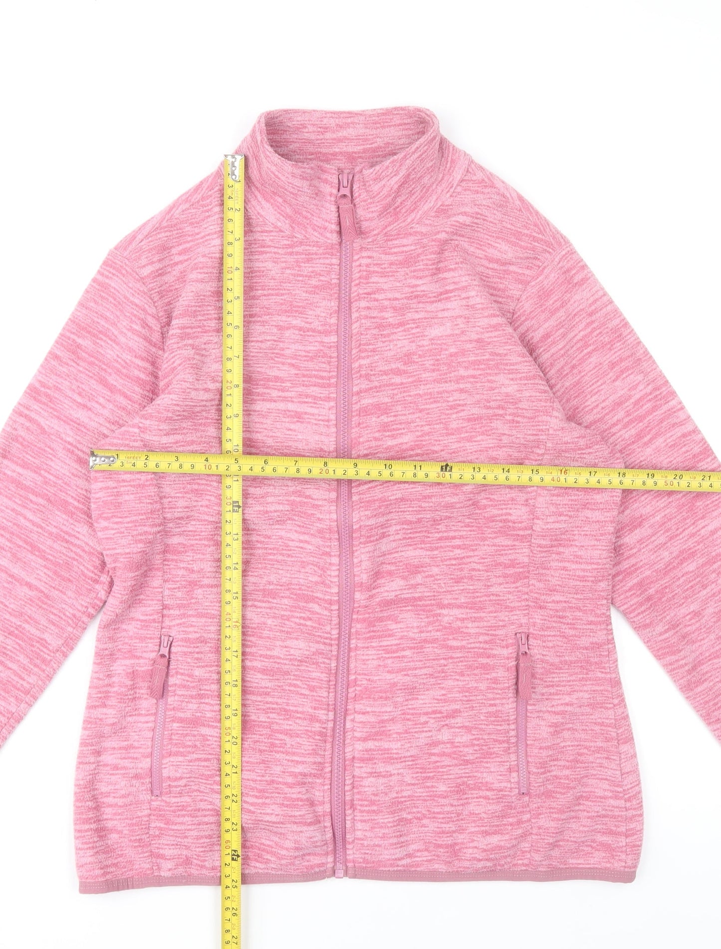 Mountain Warehouse Womens Pink Fleece Full Zip Jacket UK 12