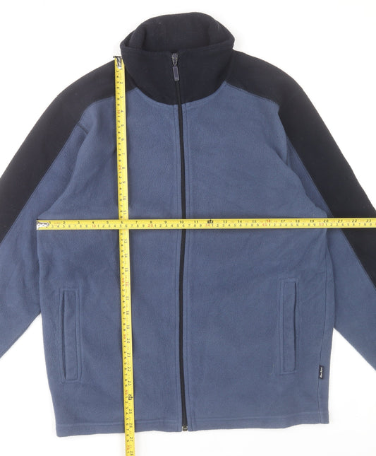 Peter Storm Men's Blue Fleece Full Zip Jacket Size S