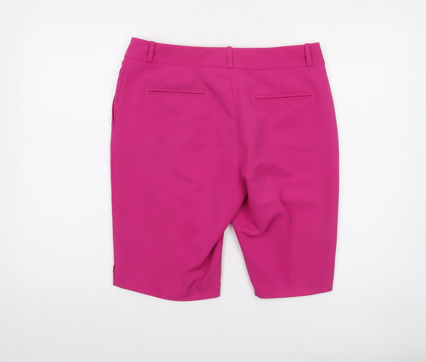 Fairway & Greene Women's Pink Bermuda Golf Shorts Size 8 Stretch