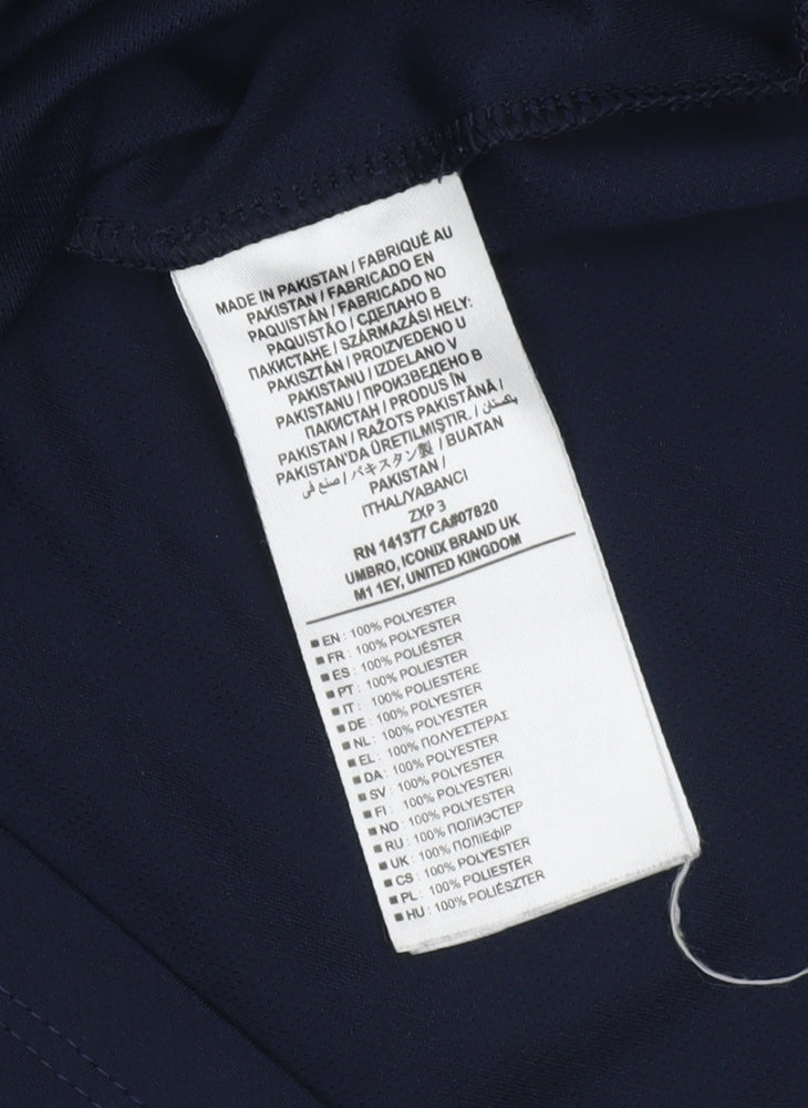 Umbro Boys Blue Football Jersey T-Shirt 12 Years Lightweight Sports Top