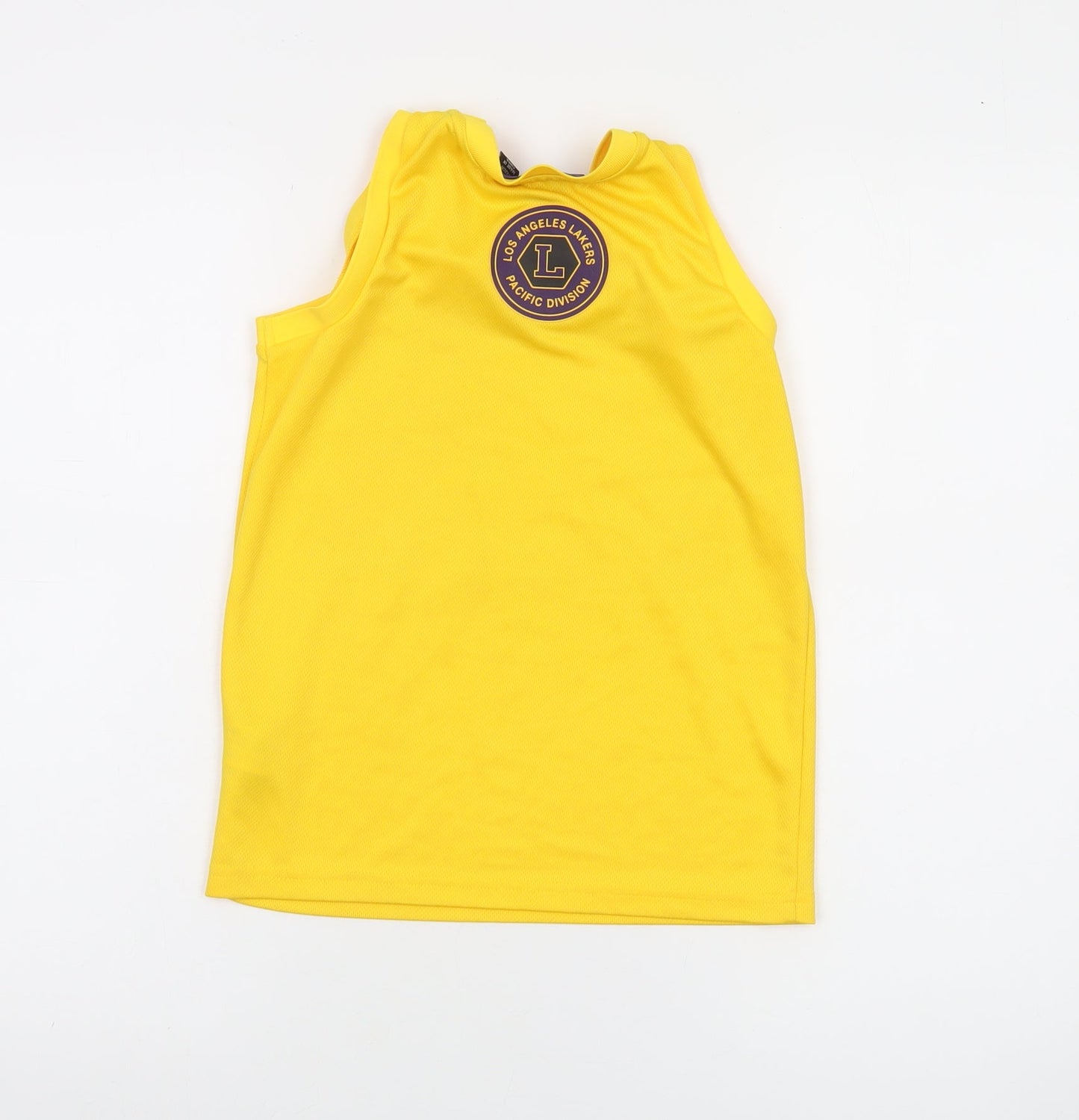 NBA Boys Yellow Los Angeles Lakers Tank Top 9-10 Years Sports Jersey