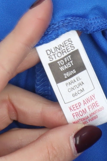 Dunnes Stores Boys Blue Green Brasil Athletic Shorts 26in Waist Polyester