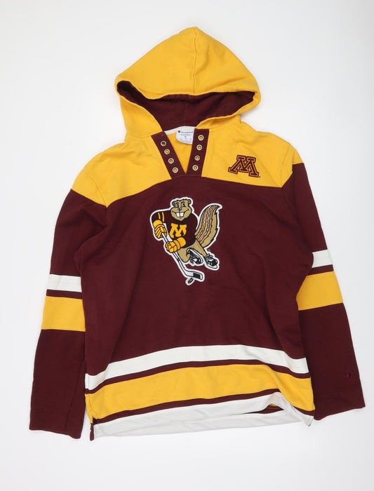 Champion Men’s Multicoloured XL Pullover Hoodie with College Hockey Logo