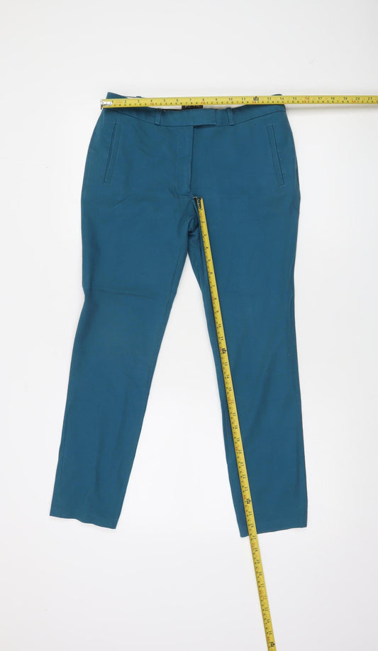 Jack Wills Women's Blue Chino Slim Fit Trousers UK 8