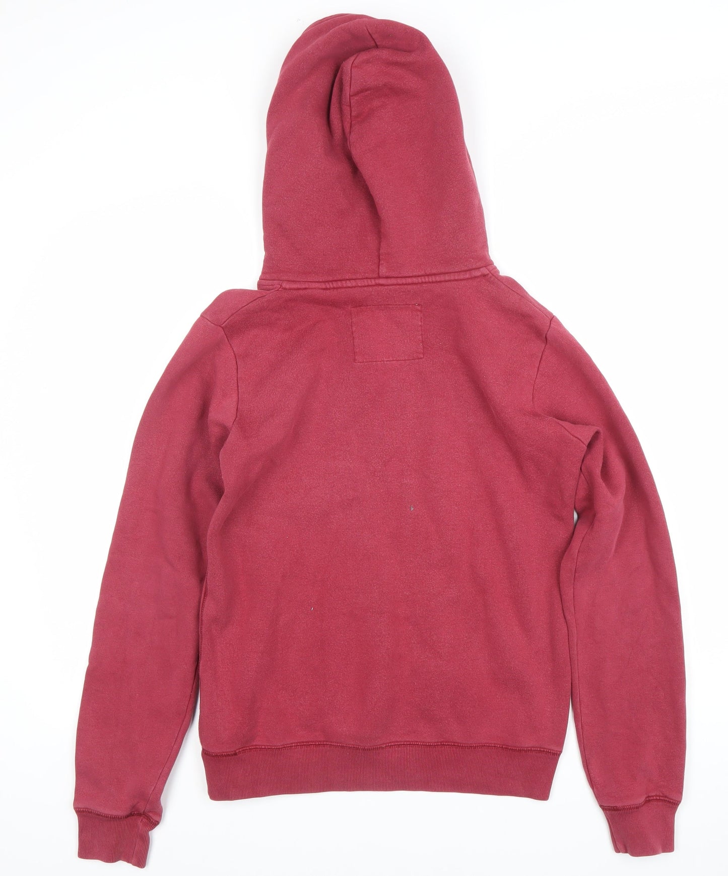 Jack Wills Womens Red Pullover Hoodie Size M Cotton Blend Casual