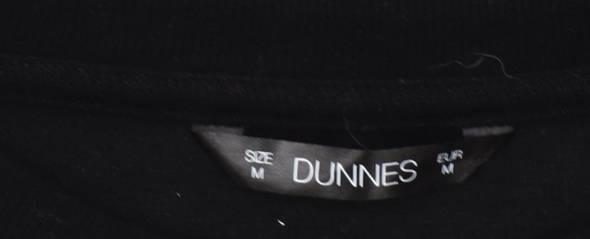 Dunnes Stores Womens Black Cropped T-Shirt Size 12