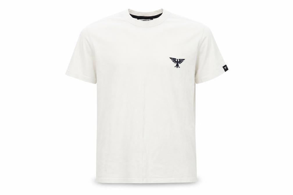 Phenix Men’s White Cotton Stretch Crew Neck Logo T-Shirt Size M