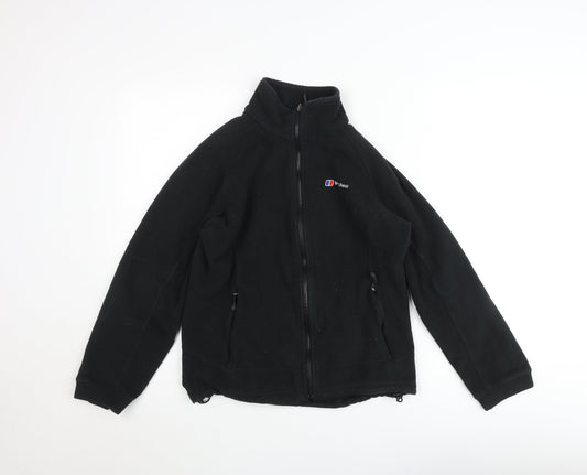 Berghaus Unisex Black Fleece Full Zip Outdoor Jacket Size S