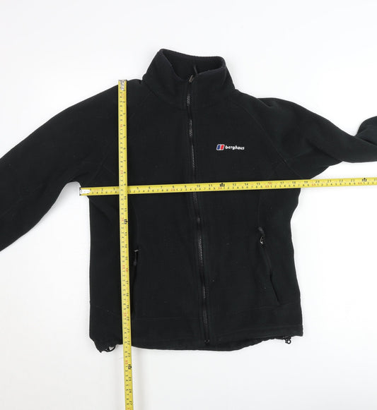 Berghaus Unisex Black Fleece Full Zip Outdoor Jacket Size S