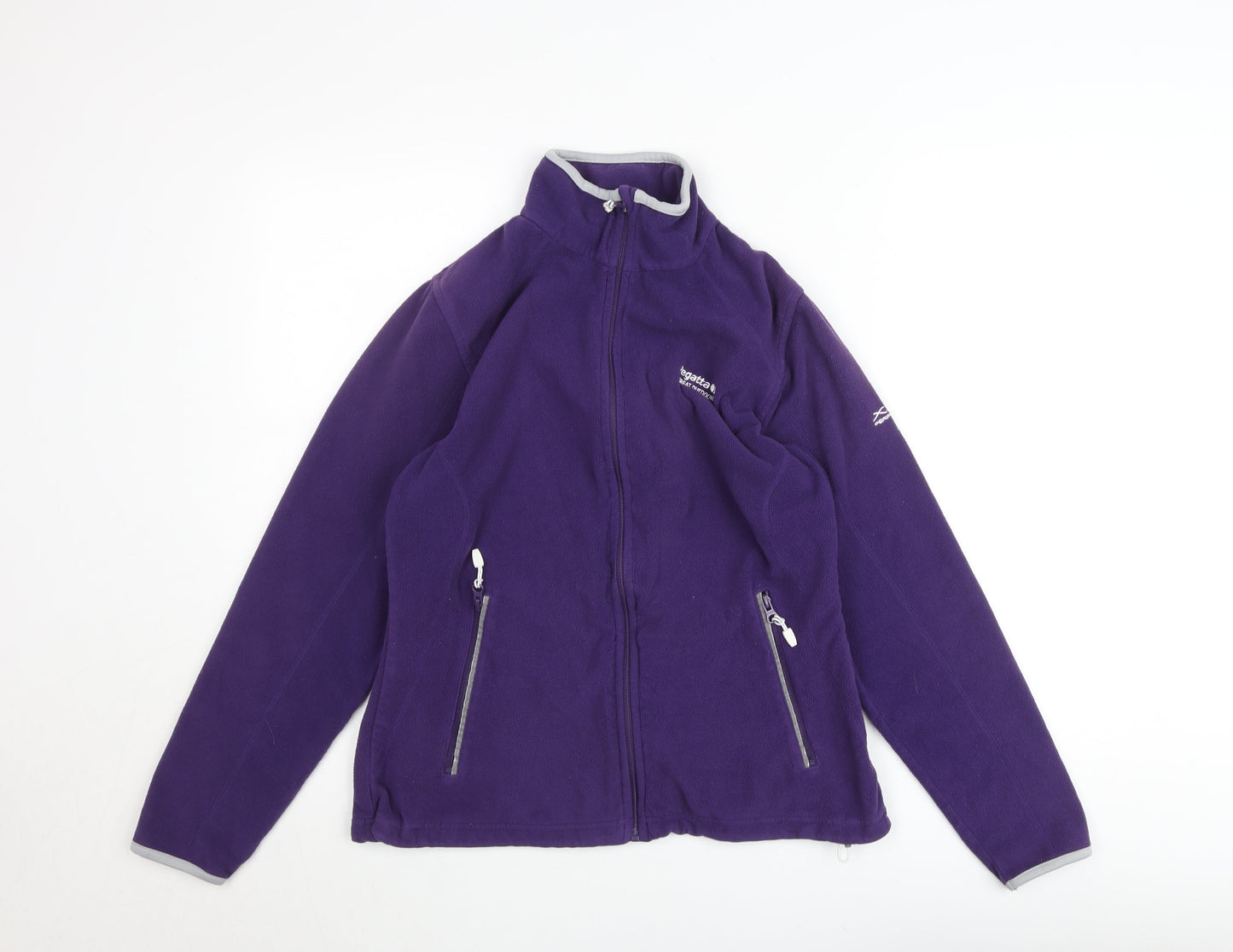 Regatta Women's Purple Fleece Full Zip Outdoor Jacket UK 14