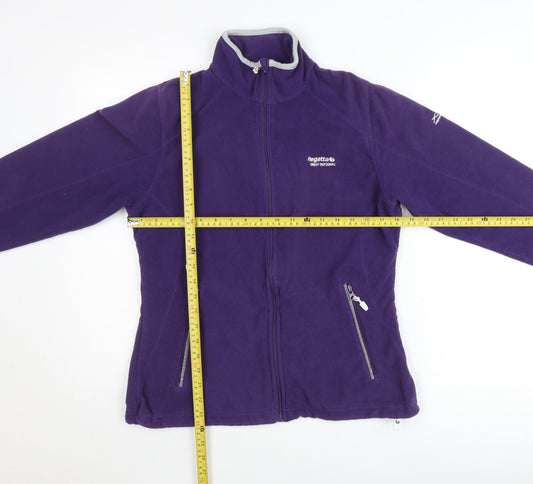 Regatta Women's Purple Fleece Full Zip Outdoor Jacket UK 14