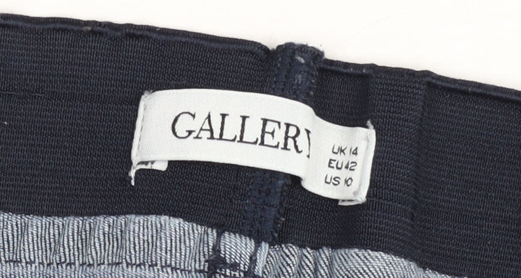 Gallery Women Blue Size 14 Skinny Denim Jeggings